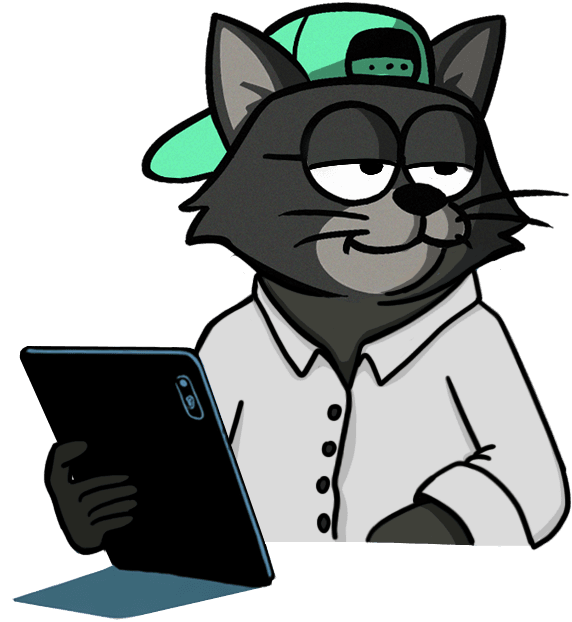 Lazy Mog Cat Looking Cozy